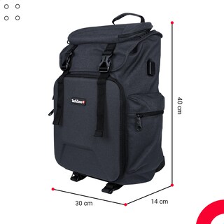 Foto 4 | Foto 4 | Mochila Techzone Glory para Laptop 15.6 con Puerto Usb Gris