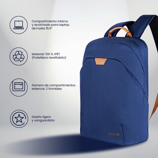 Foto 4 | Foto 4 | Backpack Techzone Eco Hero Azul