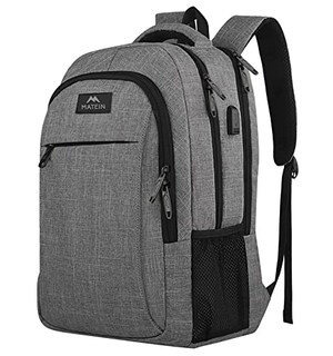 Foto 1 | Foto 1 | Venta Internacional - Mochila Matein Gris para Portátil Antirrobo Slim
