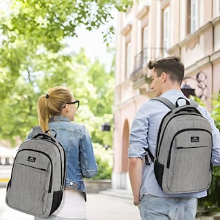 Foto 7 | Foto 7 | Venta Internacional - Mochila Matein Gris para Portátil Antirrobo Slim