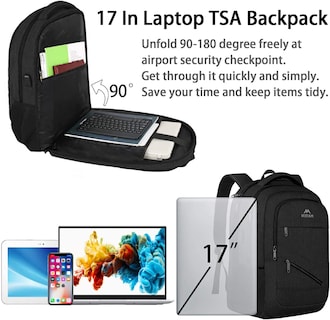 Foto 4 | Foto 4 | Venta Internacional - Mochila Matein Business Travel Extra Grande para Laptop U de 17 Pulgadas