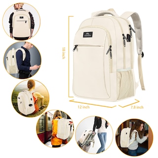Foto 7 | Foto 7 | Venta Internacional - Mochila para Portátil Matein de 15.6 Pulgadas con Puerto de Carga USB para Mujer