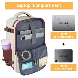 Foto 3 | Foto 3 | Venta Internacional - Mochila Taygeer 35l Para Mujer Con Compartimento Para Portátil Y Calzado