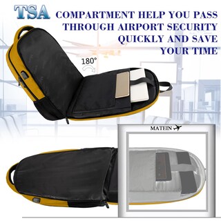 Foto 2 | Foto 2 | Venta Internacional - Mochila Matein College Para Portátil Extra Grande De 17,3'' Con Puerto Usb