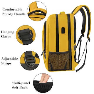 Foto 8 | Foto 8 | Venta Internacional - Mochila Matein College Para Portátil Extra Grande De 17,3'' Con Puerto Usb