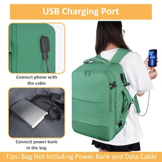 Foto 2 | Foto 2 | Venta Internacional - Mochila De Viaje Taygeer Para Mujer Universitaria De 15.6 Pulgadas Con Puerto Usb