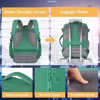 Foto 6 | Foto 6 | Venta Internacional - Mochila De Viaje Taygeer Para Mujer Universitaria De 15.6 Pulgadas Con Puerto Usb
