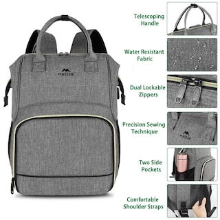 Foto 6 | Foto 6 | Mochila De Almuerzo Matein Con Aislamiento Térmico Y Bolsa Para Portátil De 15.6 Pulgadas - Venta Internacional.