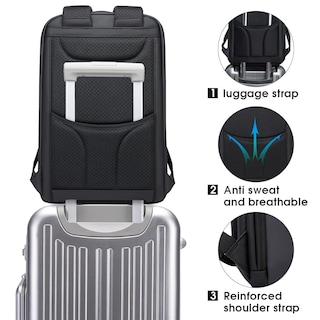 Foto 5 | Foto 5 | Mochila Bange Business Smart Impermeable para Portátil de 15,6 Pulgadas - Venta Internacional
