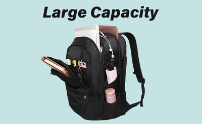 Foto 5 | Foto 5 | Mochila Para Portátil Shengts Para Portátil De 18,4 Pulgadas Con Puerto Usb De 50 Litros - Venta Internacional.