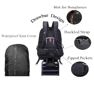 Foto 6 | Foto 6 | Mochila Freebiz 55l Para Portátil De 19 Pulgadas Con Puerto De Carga Usb - Venta Internacional.