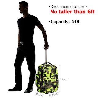 Foto 2 | Foto 2 | Mochila con Ruedas HollyHome 50 L - Venta Internacional