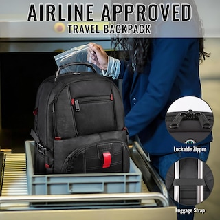 Foto 5 | Foto 5 | Mochila Yorepek Travel 50l Con Puerto De Carga Usb Para Portátil De 17 Pulgadas - Venta Internacional