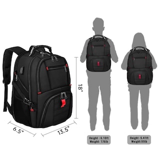 Foto 7 | Foto 7 | Mochila Yorepek Travel 50l Con Puerto De Carga Usb Para Portátil De 17 Pulgadas - Venta Internacional