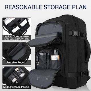 Foto 2 | Foto 2 | Mochila de Viaje Dinictis para Portátil Dinictis Carry-On Flight De 17 Pulgadas - Venta Internacional