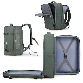 Foto 1 | Foto 1 | Mochila de Viaje Coowoz Impermeable Verde Unisex - Venta Internacional