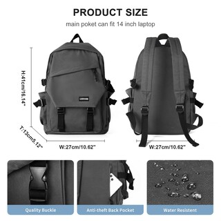 Foto 5 | Foto 5 | Mochila Escolar Coowoz Ligera e Impermeable - Venta Internacional