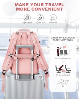 Foto 5 | Foto 5 | Mochila de Viaje Coowoz Impermeable-Venta Internacional
