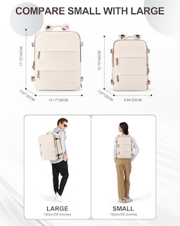 Foto 5 | Foto 5 | Mochila de Viaje Impermeable Coowoz Carry On Unisex - Venta Internacional