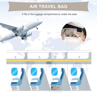 Foto 4 | Foto 4 | Mochila De Viaje Para Portátil Coowoz Airline Approved 15.6 Pulgadas, Marrón - Venta Internacional.