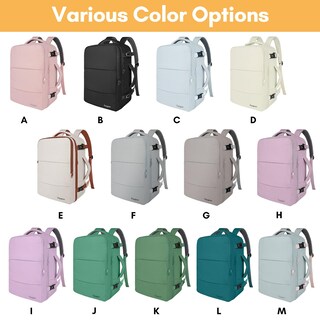 Foto 2 | Foto 2 | Mochila Taygeer Para Portátil De 17,3 Pulgadas Con Puerto Usb Para Mujer, Color Marrón - Venta Internacional.