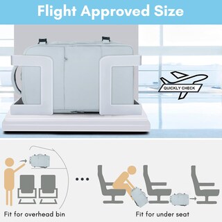 Foto 3 | Foto 3 | Mochila De Viaje Taygeer Carry On 40l Para Mujer Azul - Venta Internacional.