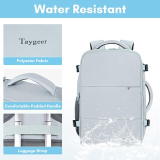 Foto 7 | Foto 7 | Mochila De Viaje Taygeer Carry On 40l Para Mujer Azul - Venta Internacional.