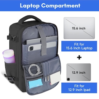Foto 5 | Foto 5 | Mochila de Viaje Taygeer Negra-Venta Internacional