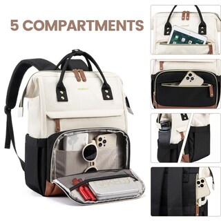Foto 3 | Foto 3 | Mochila Lovevook Negra para Laptop de 15.6\"-Venta Internacional