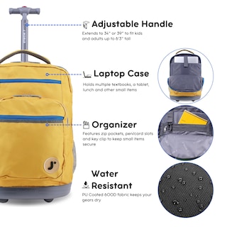 Foto 5 | Foto 5 | Mochila Enrollable J World New York Sundance Kumquat De 20 Pulgadas - Venta Internacional.