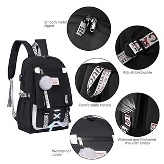 Foto 4 | Foto 4 | Mochila Escolar Hanxiucao 20-35 L Poliéster - Venta Internacional