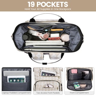 Foto 2 | Foto 2 | Mochila Para Portátil Lovevook Para Mujer De 15.6 Pulgadas A Prueba De Agua Con Usb - Venta Internacional.