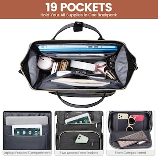 Foto 3 | Foto 3 | Mochila Lovevook Gris para Laptop de 15.6\"-Venta Internacional