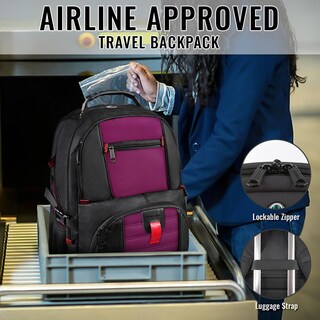 Foto 6 | Foto 6 | Mochila de Viaje Yorepek Rosa - Venta Internacional