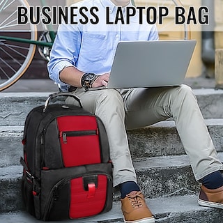Foto 4 | Foto 4 | Mochila para Portátil Yorepek 18.4 con Puerto de Carga Usb Rojo - Venta Internacional