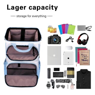 Foto 4 | Foto 4 | Mochila de Viaje Hap Tim Carry On Flight Approved Blanco Y Azul - Venta Internacional