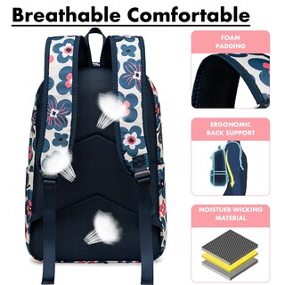 Foto 6 | Foto 6 | Mochila Bluboon Teen Girls School con Lonchera y Estuche para Lápices - Venta Internacional