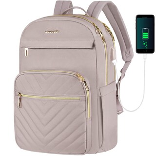 Foto 1 | Foto 1 | Mochila para Portátil Vankean 15.6'' Impermeable Rosa - Venta Internacional