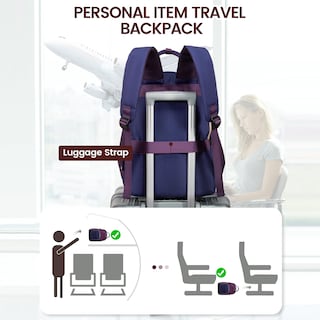 Foto 7 | Foto 7 | Mochila Lovevook Para Portátil De Mujer, 15.6 Pulgadas, Impermeable, Color Morado - Venta Internacional.