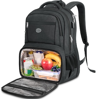 Foto 1 | Foto 1 | Mochila Matein Para Portátil De 17 Pulgadas Con Fiambrera, Puerto Usb, Resistente Al Agua - Venta Internacional.