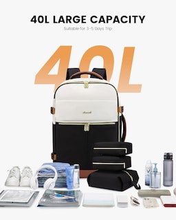 Foto 4 | Foto 4 | Mochila De Viaje Lovevook Tsa Carry On De 40 Litros Para Mujer De 17 Pulgadas - Venta Internacional.