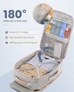 Foto 4 | Foto 4 | Mochila De Viaje Lovevook Carry On Para Portátil Impermeable De 17 Pulgadas De 40 Litros - Venta Internacional.