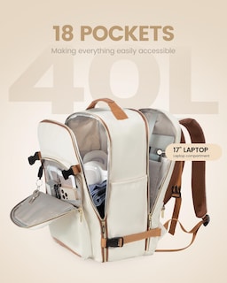 Foto 3 | Foto 3 | Mochila De Viaje Lovevook 40l Para Mujer Y Hombre Impermeable - Venta Internacional.