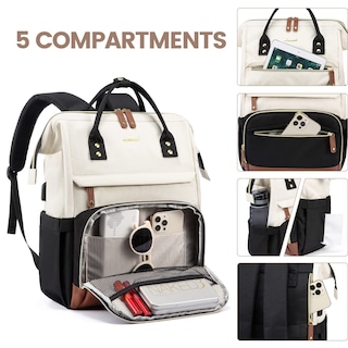 Foto 3 | Foto 3 | Mochila Para Portátil Lovevook Work Business De 17 Pulgadas Para Mujer - Venta Internacional.