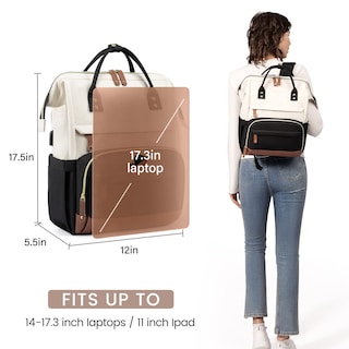 Foto 7 | Foto 7 | Mochila Para Portátil Lovevook Work Business De 17 Pulgadas Para Mujer - Venta Internacional.