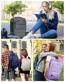 Foto 7 | Foto 7 | Mochila Wandf Travel De 32 Litros Para Spirit Airlines Con Bolsillo Húmedo - Venta Internacional.