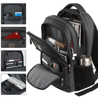 Foto 2 | Foto 2 | Mochila para Portátil Volher de 17 Pulgadas con Puerto de Carga USB Antirrobo - Venta Internacional