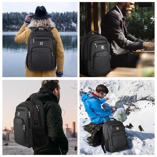 Foto 7 | Foto 7 | Mochila para Portátil Volher de 17 Pulgadas con Puerto de Carga USB Antirrobo - Venta Internacional