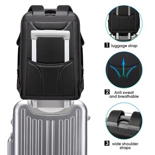 Foto 7 | Foto 7 | Mochila Bange Antirrobo A Prueba De Agua Con Cierre Tsa Para Portátil De 17,3 Pulgadas - Venta Internacional.