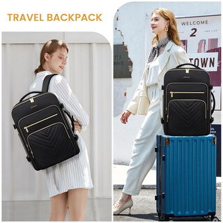 Foto 2 | Foto 2 | Mochila De Viaje Lovevook Grande De 40 Litros Con 3 Cubos De Embalaje Para Mujer - Venta Internacional.